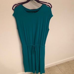 Banana Republic T-shirt tie dress! Teal color!